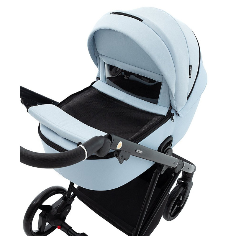 Універсальна коляска 2 в 1 Adamex Blanc Tip ps-24 світло-блакитний/блакитний