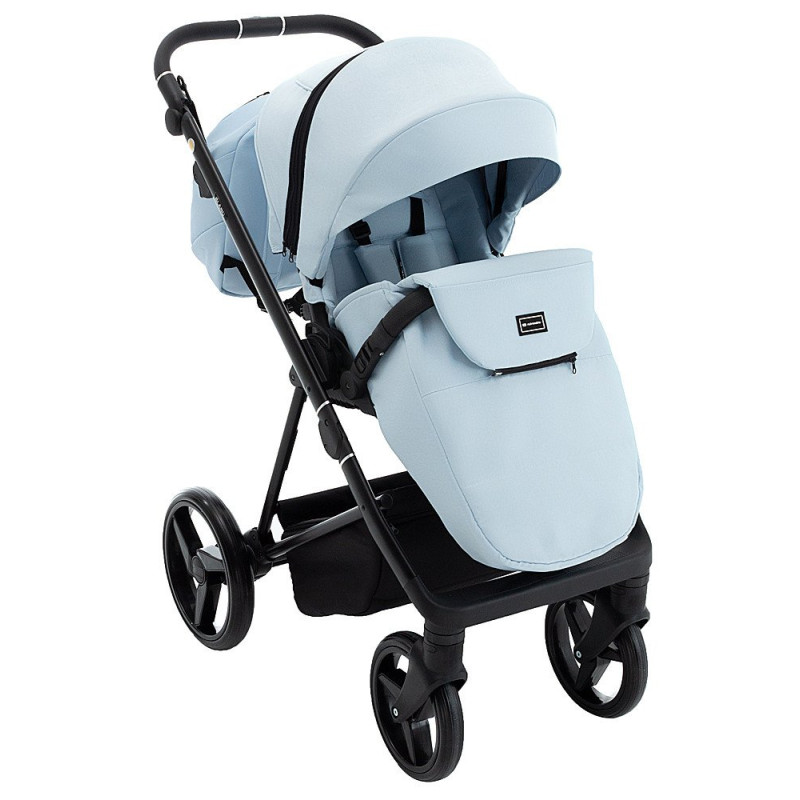 Універсальна коляска 2 в 1 Adamex Blanc Tip ps-24 світло-блакитний/блакитний
