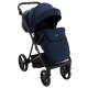 Універсальна коляска 2 в 1 Adamex Blanc Lux ps-64 темно-синій/синій