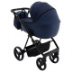 Універсальна коляска 2 в 1 Adamex Blanc Lux ps-64 темно-синій/синій