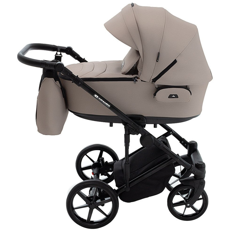 Універсальна коляска 2 в 1 Adamex Porto Light Tip tk-72/c капучино