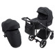 Універсальна коляска 2 в 1 Adamex Zico Lux tk-53 чорний