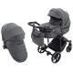 Універсальна коляска 2 в 1 Adamex Zico Tip графіт