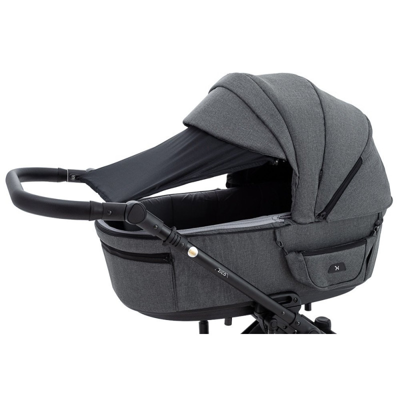 Універсальна коляска 2 в 1 Adamex Zico Tip графіт