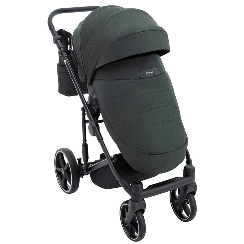 Універсальна коляска 2 в 1 Adamex Zico Lux tk-50 темно-зелений
