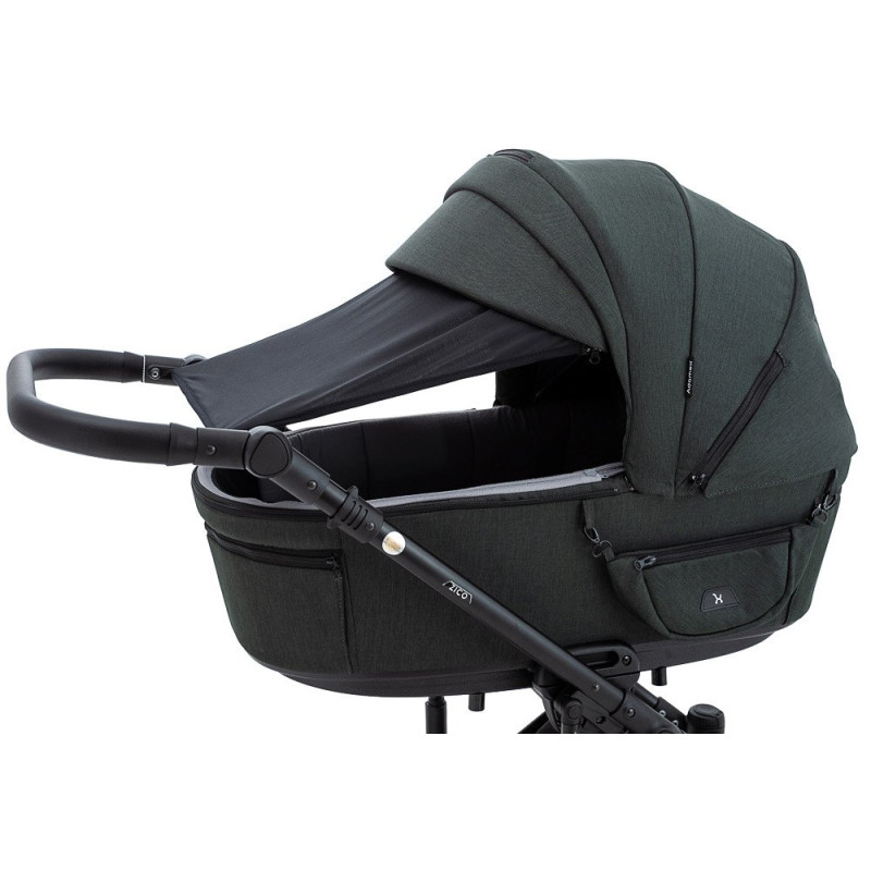 Універсальна коляска 2 в 1 Adamex Zico Lux tk-50 темно-зелений