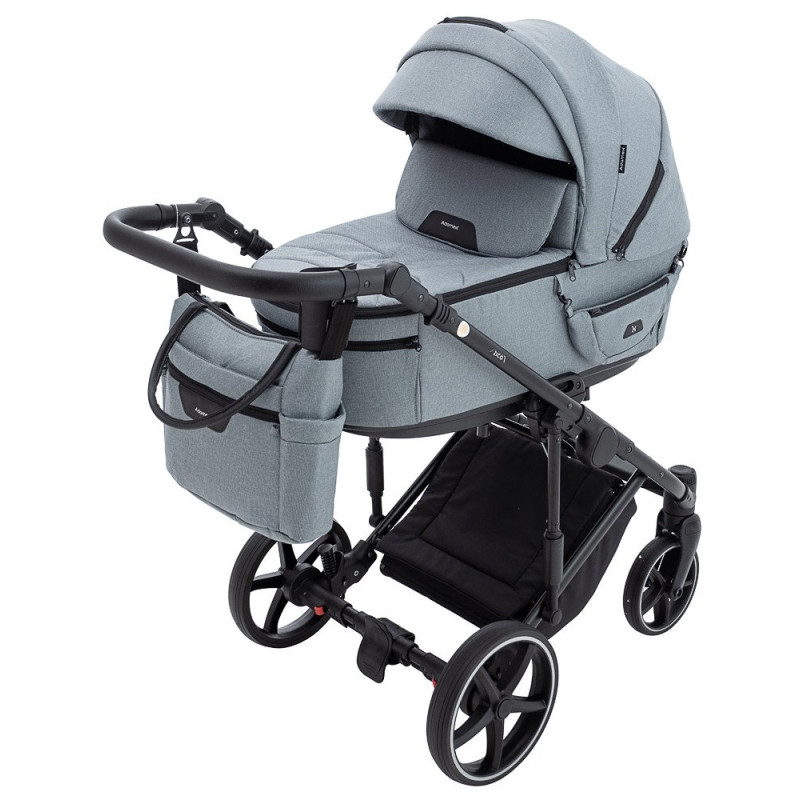 Універсальна коляска 2 в 1 Adamex Zico Tip темно-сірий