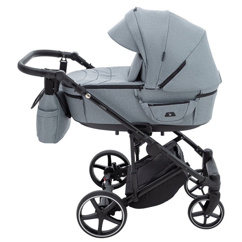 Універсальна коляска 2 в 1 Adamex Zico Tip темно-сірий