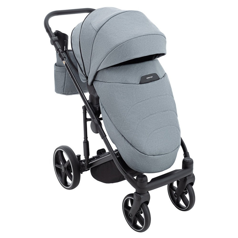Універсальна коляска 2 в 1 Adamex Zico Tip темно-сірий