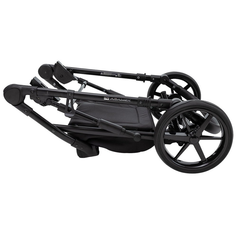 Універсальна коляска 2 в 1 Adamex Porto Light Tip темно-сірий