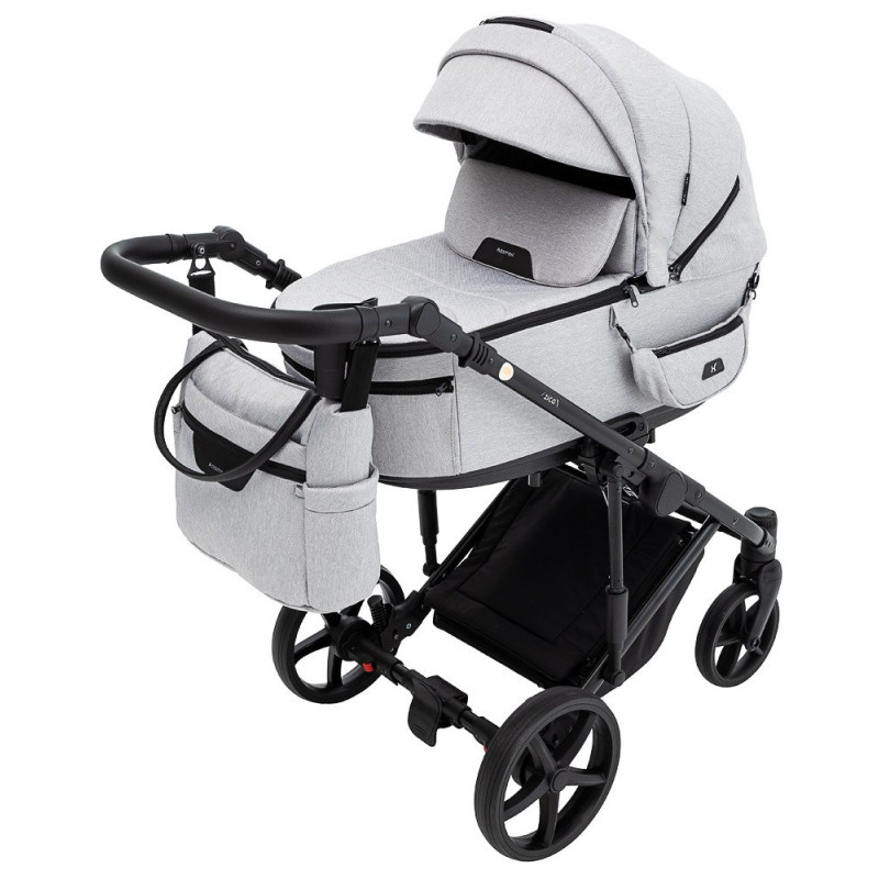Універсальна коляска 2 в 1 Adamex Zico Tip світло-сірий