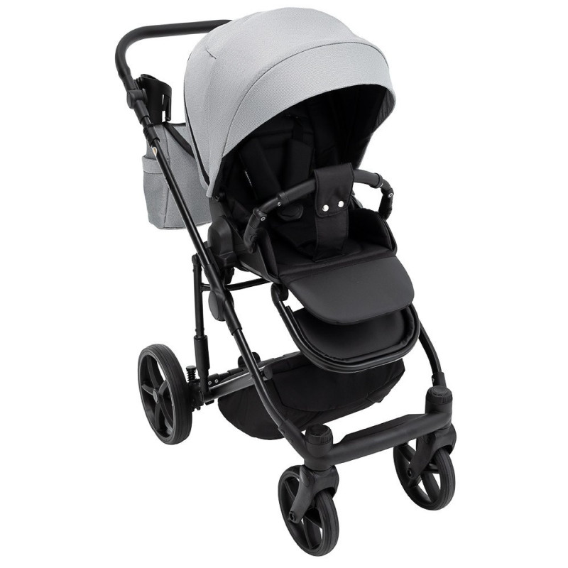 Універсальна коляска 2 в 1 Adamex Zico Tip tk-83 сірий