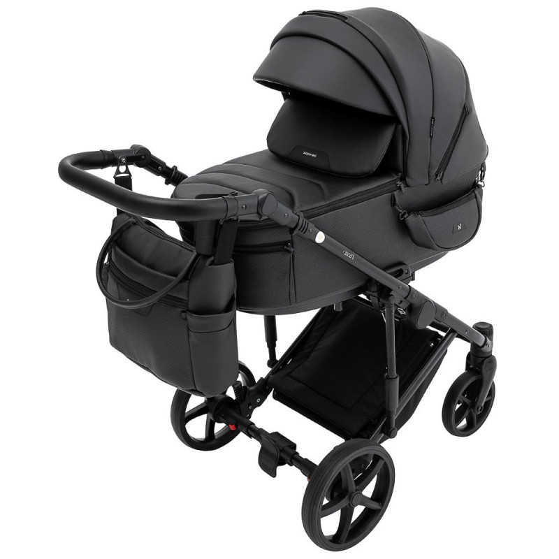 Універсальна коляска 2 в 1 Adamex Zico Eco чорний