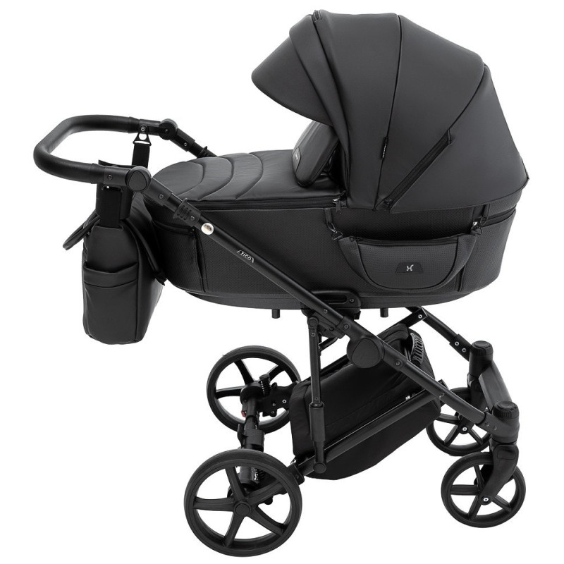 Універсальна коляска 2 в 1 Adamex Zico Eco чорний