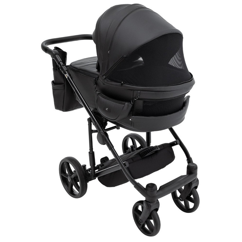 Універсальна коляска 2 в 1 Adamex Zico Eco чорний