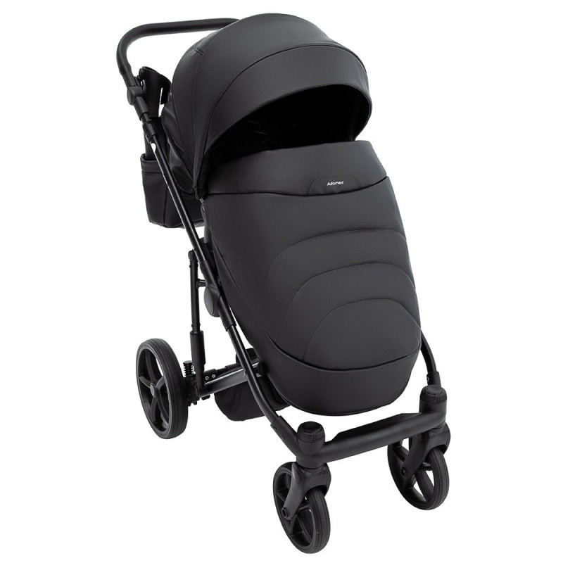 Універсальна коляска 2 в 1 Adamex Zico Eco чорний