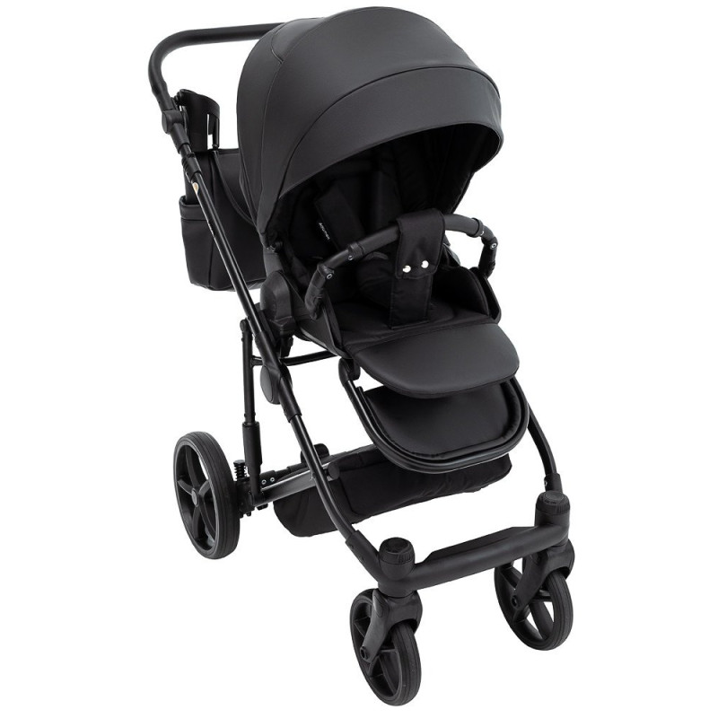 Універсальна коляска 2 в 1 Adamex Zico Eco чорний
