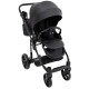 Універсальна коляска 2 в 1 Adamex Zico Eco чорний