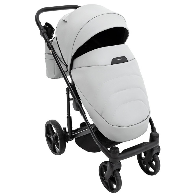 Універсальна коляска 2 в 1 Adamex Zico Eco sa-3 світло-сірий