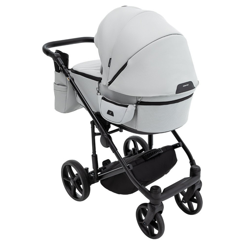Універсальна коляска 2 в 1 Adamex Zico Eco sa-3 світло-сірий