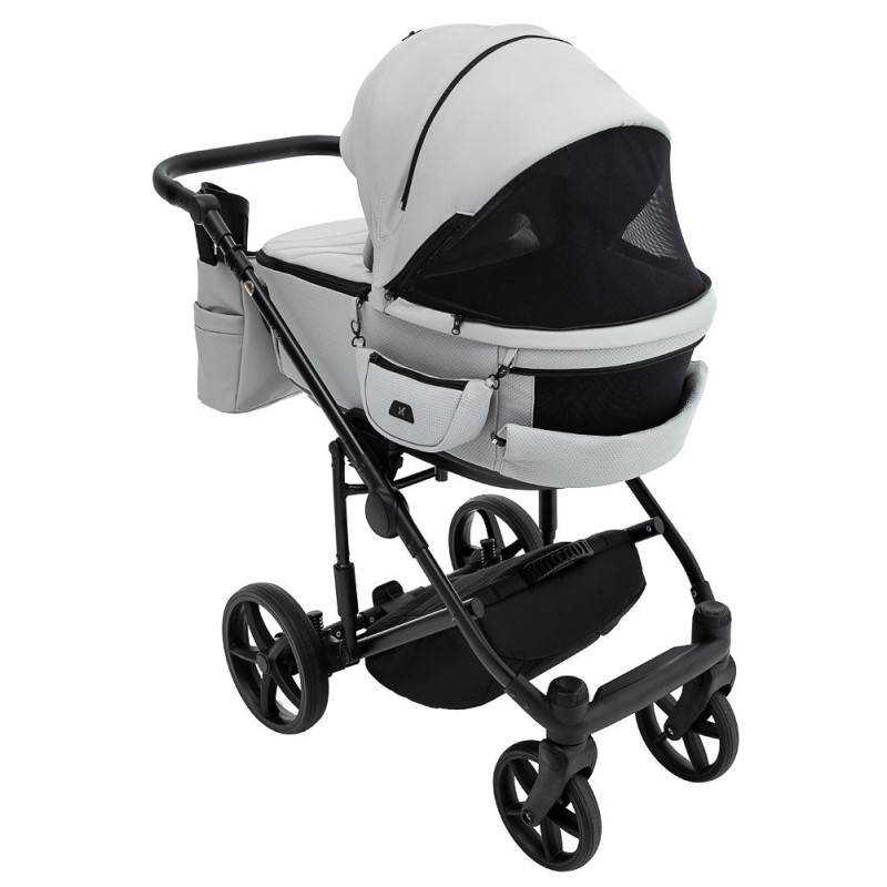 Універсальна коляска 2 в 1 Adamex Zico Eco sa-3 світло-сірий