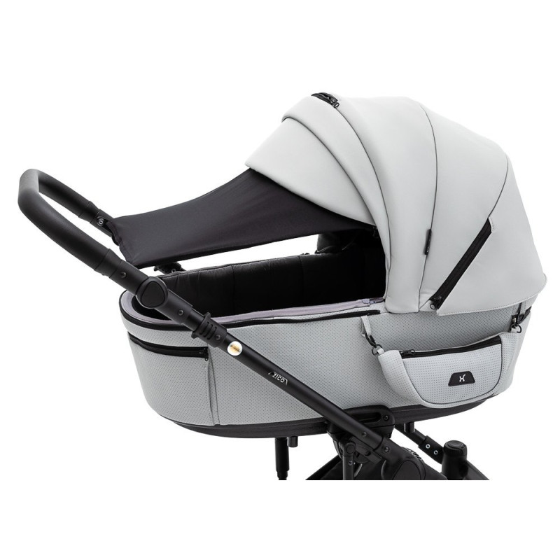 Універсальна коляска 2 в 1 Adamex Zico Eco sa-3 світло-сірий