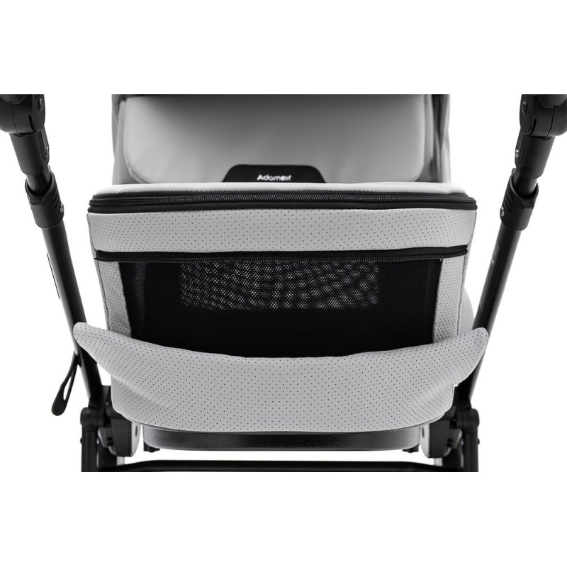 Універсальна коляска 2 в 1 Adamex Zico Eco sa-3 світло-сірий