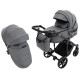 Універсальна коляска 2 в 1 Adamex Zico Eco sa-4 темно-сірий