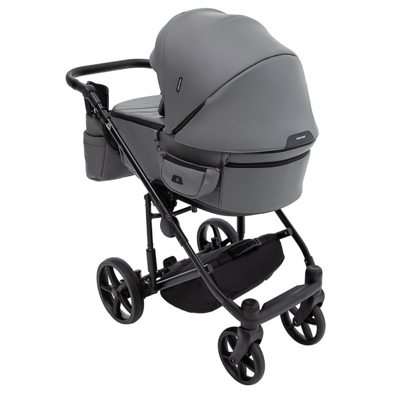 Універсальна коляска 2 в 1 Adamex Zico Eco sa-4 темно-сірий