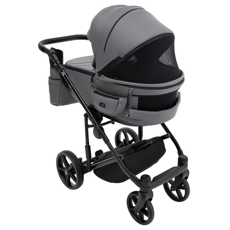 Універсальна коляска 2 в 1 Adamex Zico Eco sa-4 темно-сірий