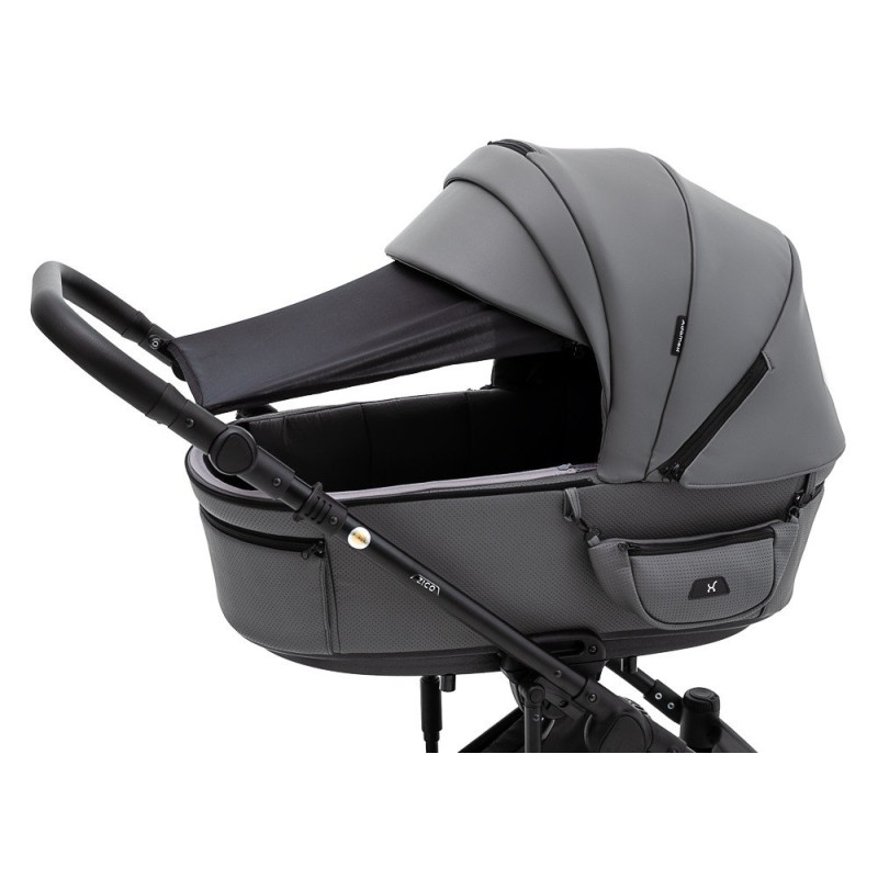 Універсальна коляска 2 в 1 Adamex Zico Eco sa-4 темно-сірий