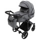 Універсальна коляска 2 в 1 Adamex Zico Eco sa-4 темно-сірий