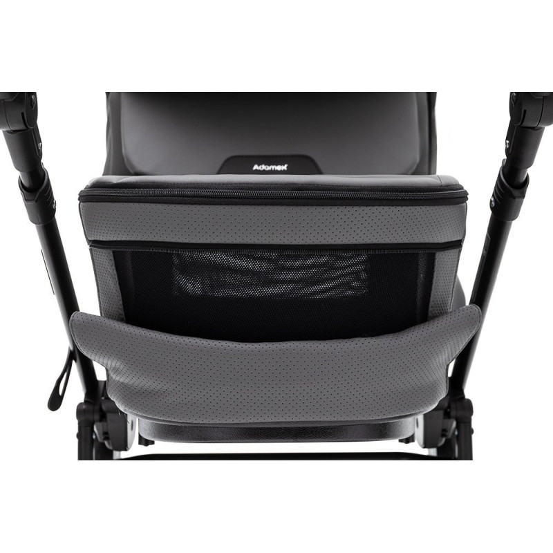 Універсальна коляска 2 в 1 Adamex Zico Eco sa-4 темно-сірий