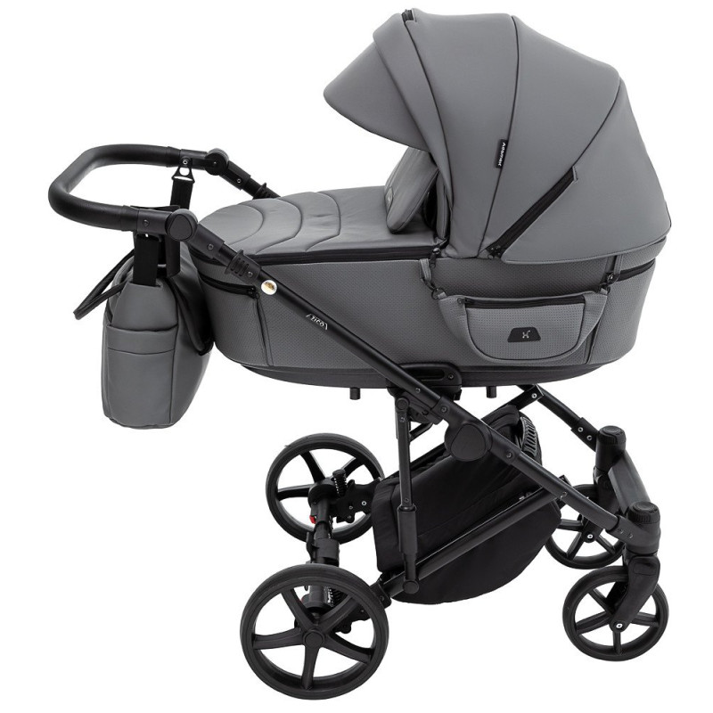 Універсальна коляска 2 в 1 Adamex Zico Eco sa-4 темно-сірий