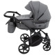 Універсальна коляска 2 в 1 Adamex Zico Eco sa-4 темно-сірий