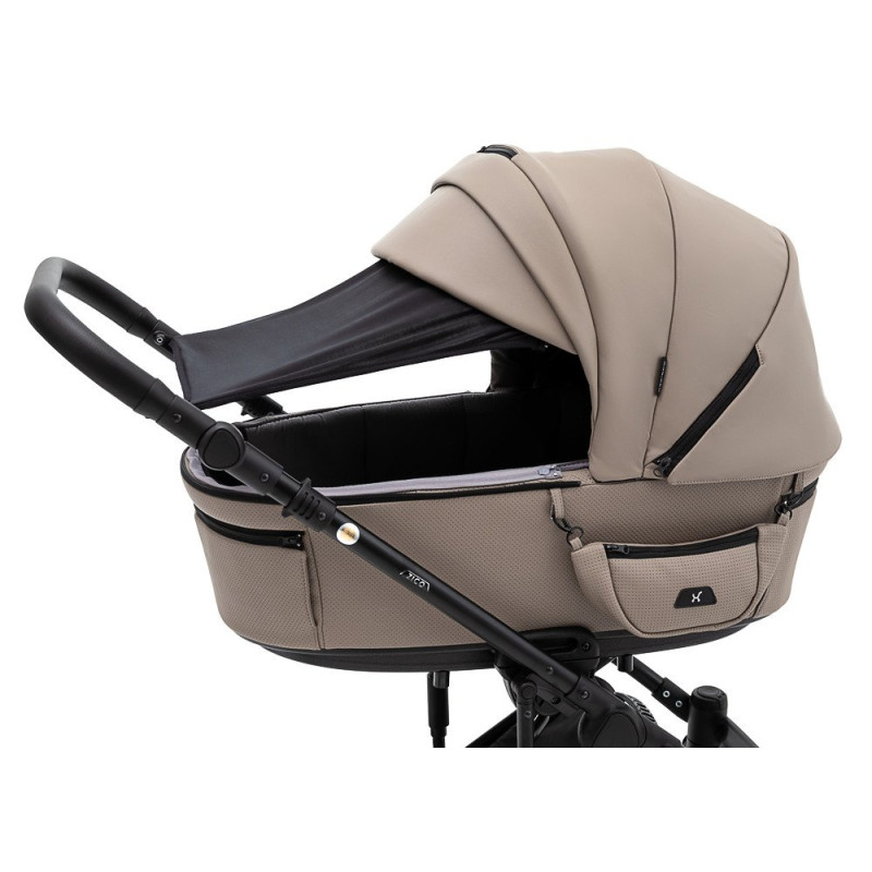 Універсальна коляска 2 в 1 Adamex Zico Eco sa-9 темний капучино