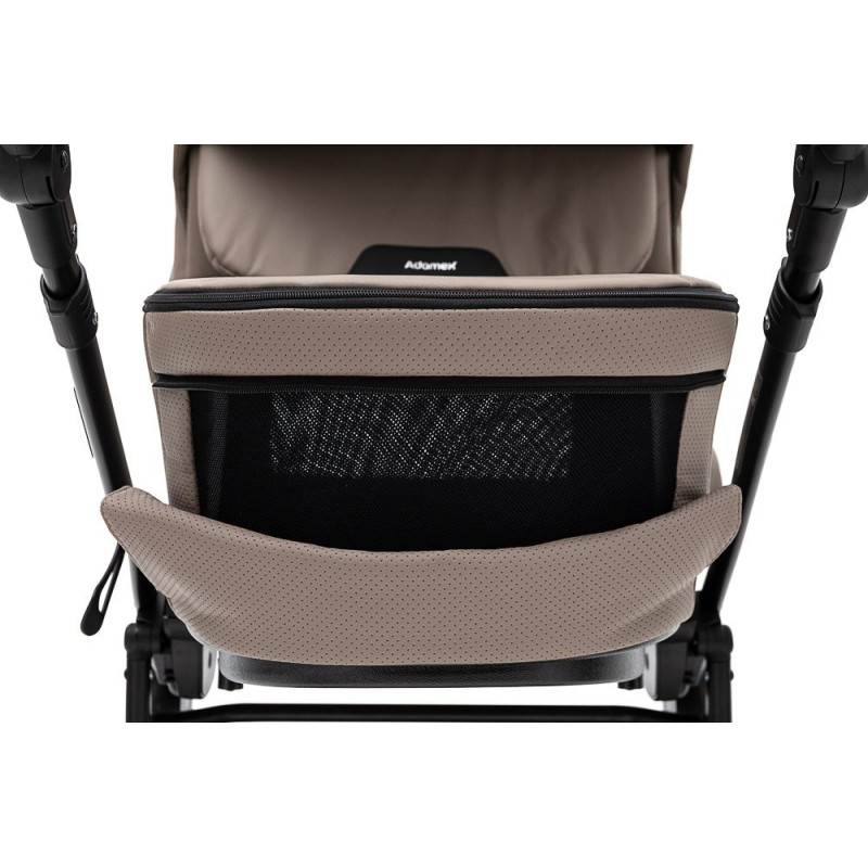 Універсальна коляска 2 в 1 Adamex Zico Eco sa-9 темний капучино