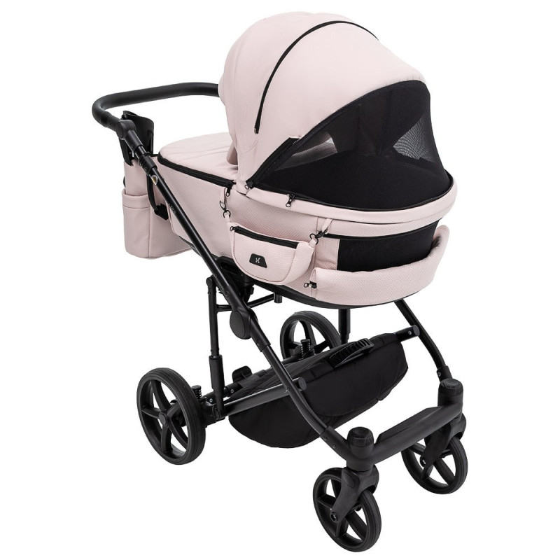 Універсальна коляска 2 в 1 Adamex Zico Eco рожевий пудра