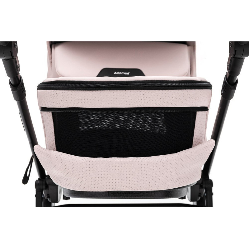 Універсальна коляска 2 в 1 Adamex Zico Eco рожевий пудра