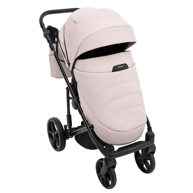 Універсальна коляска 2 в 1 Adamex Zico Eco рожевий пудра
