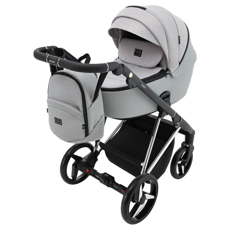 Універсальна коляска 2 в 1 Adamex Blanc Special Edidion сірий