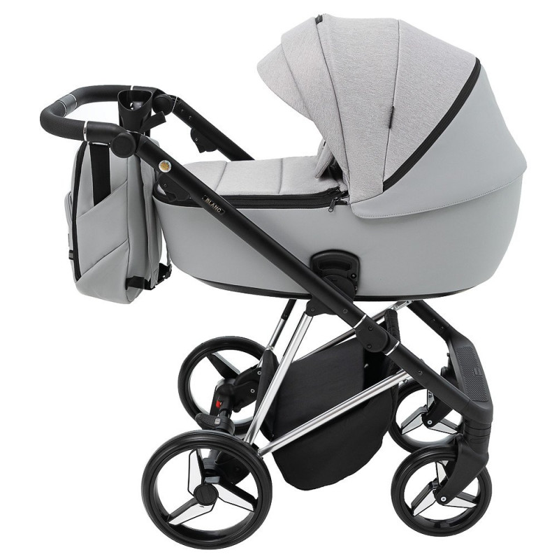 Універсальна коляска 2 в 1 Adamex Blanc Special Edidion сірий