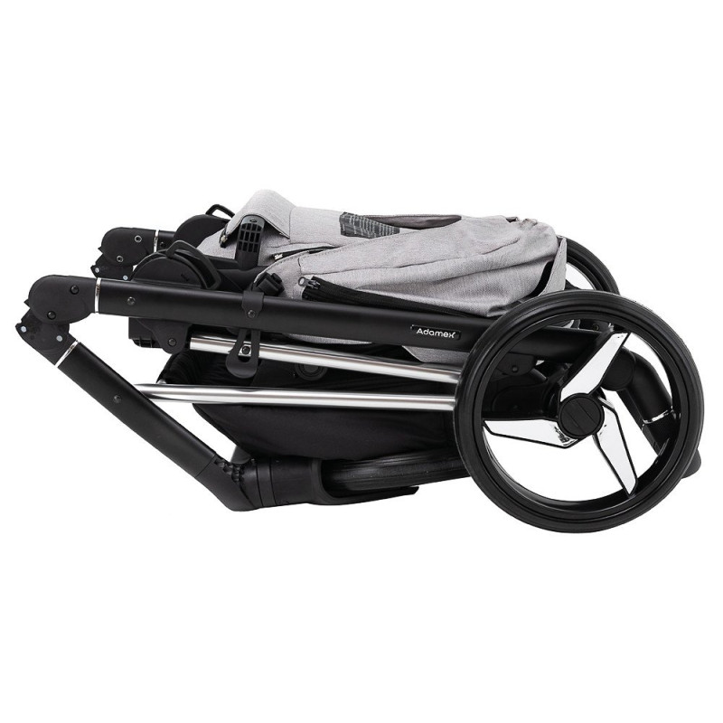 Універсальна коляска 2 в 1 Adamex Blanc Special Edidion сірий