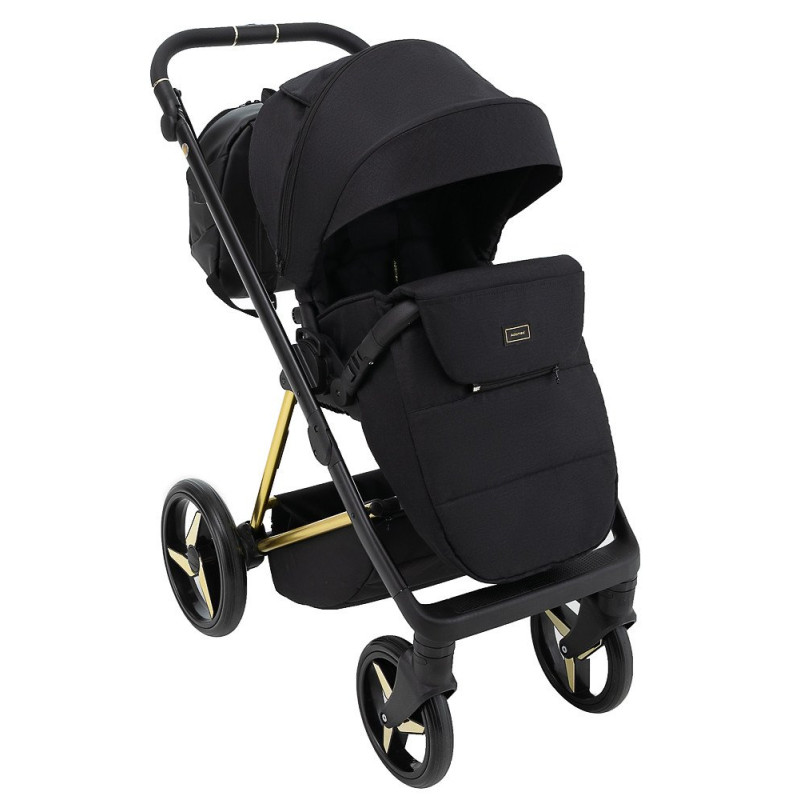 Універсальна коляска 2 в 1 Adamex Blanc Special Edidion ps-699 чорний