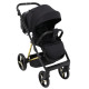 Універсальна коляска 2 в 1 Adamex Blanc Special Edidion ps-699 чорний
