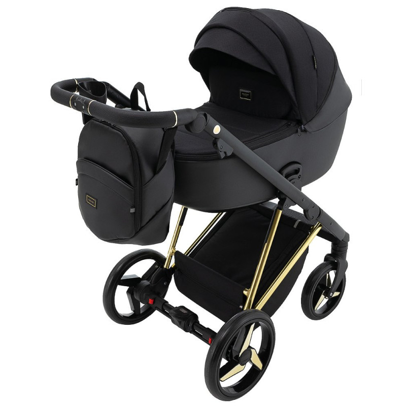 Універсальна коляска 2 в 1 Adamex Blanc Special Edidion ps-699 чорний