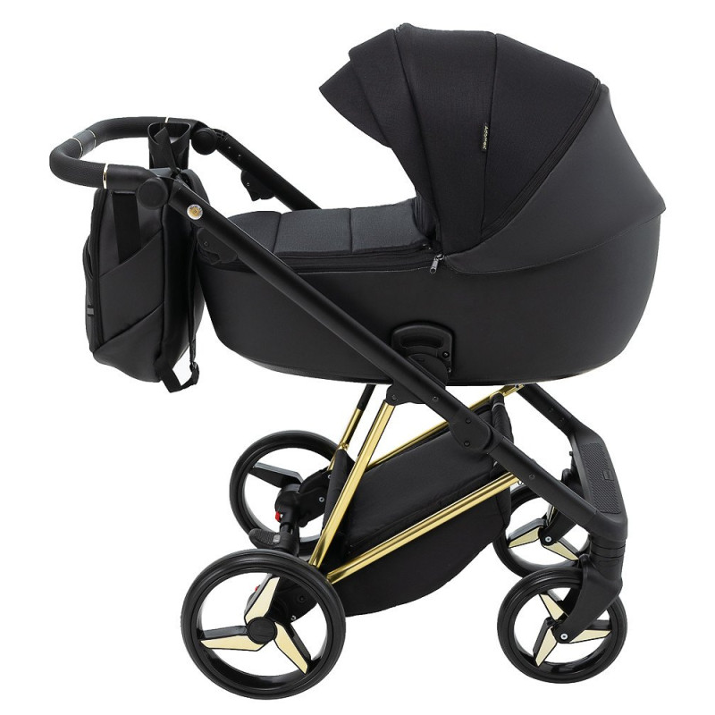 Універсальна коляска 2 в 1 Adamex Blanc Special Edidion ps-699 чорний