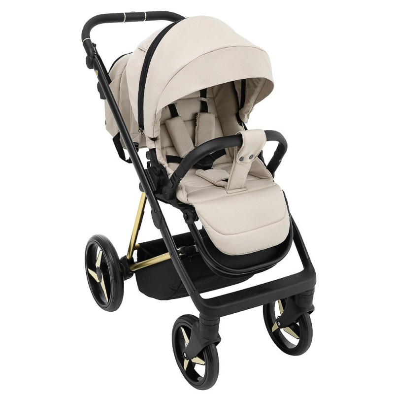 Універсальна коляска 2 в 1 Adamex Blanc Special Edidion ps-802 бежевий