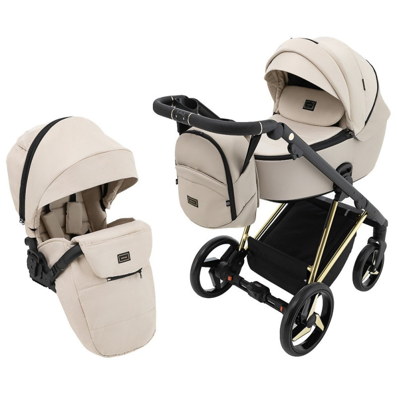 Універсальна коляска 2 в 1 Adamex Blanc Special Edidion ps-802 бежевий