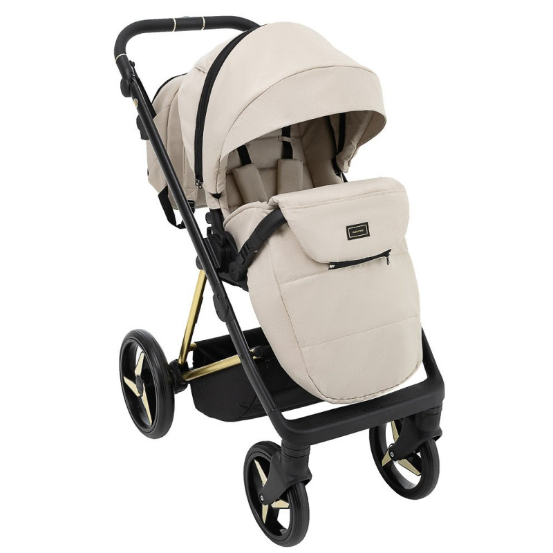 Універсальна коляска 2 в 1 Adamex Blanc Special Edidion ps-802 бежевий